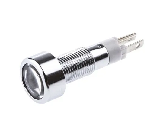 63-4775-01　Signal Construct Green, Red Indicator, Tab Termination, 24 → 28 V, 8mm Mounting Hole Size　SMLE08214