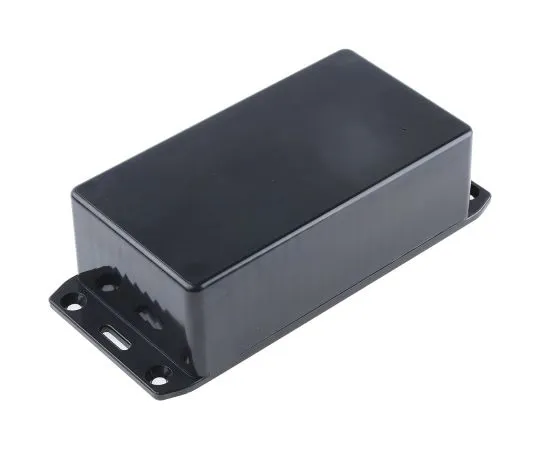 63-4831-37　Hammond 1591, ABS Enclosure, IP54, Flanged, 120 x 65 x 36mm　1591CFLBK