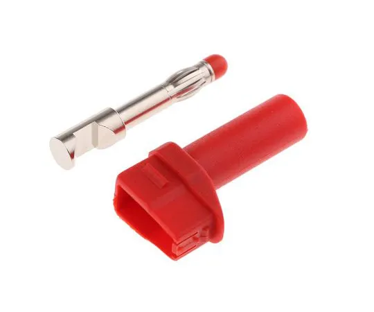63-4751-04　Red Male Banana Plug Solder　22.2370-22 22.1042