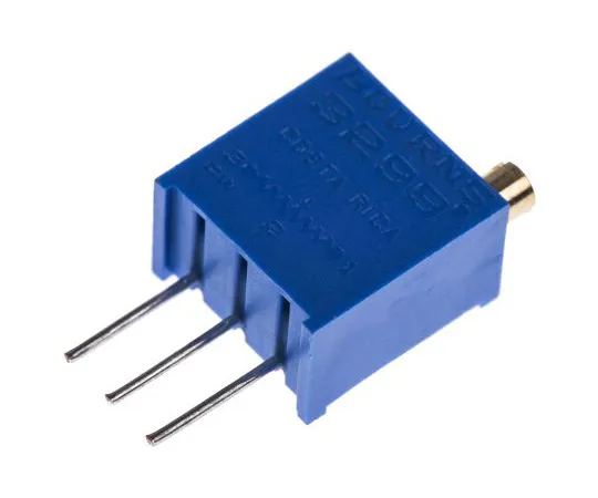 63-4850-98　500Ω Through Hole Trimmer Potentiometer 0.5W Top Adjust Bourns 3299 Series　3299W-1-501LF