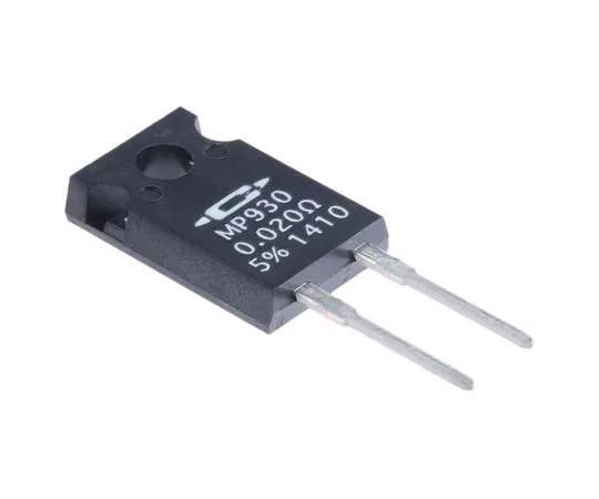 63-4762-38　Caddock 20mΩ 30W Fixed Resistor ±5% 0 → +300ppm/°C　MP930-0.020-5%
