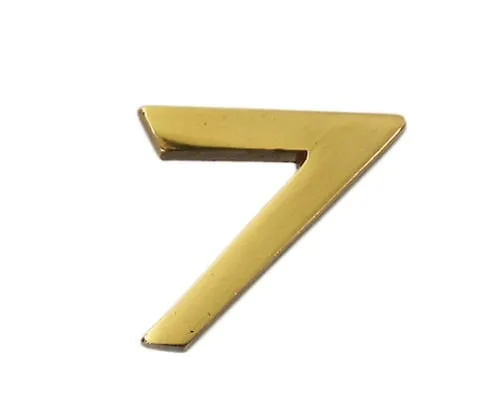 61-7430-44　Brass Gold Characters 7　QL20-7