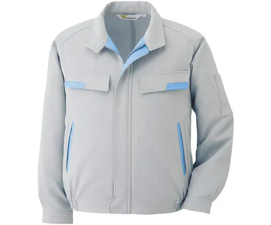 65-1232-67　Work Clothes, VERDEXCEL Male/Female Pair Long Sleeve Blouson Silver Gray SS VE71UESS　VE71-UE-SS