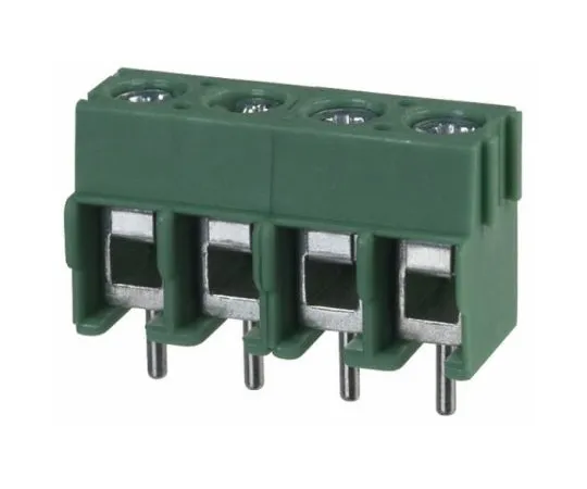 63-4877-45　Phoenix Contact PT 1.5/4-5.0-H PCB Terminal Block, 4 Way/Pole, Screw Terminals, 26 → 14 AWG Through Hole, Nylon,　1935187