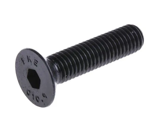 63-4678-92　RS PRO M12 x 35mm Hex Socket Countersunk Screw Black, Self-Colour Steel　124-7208