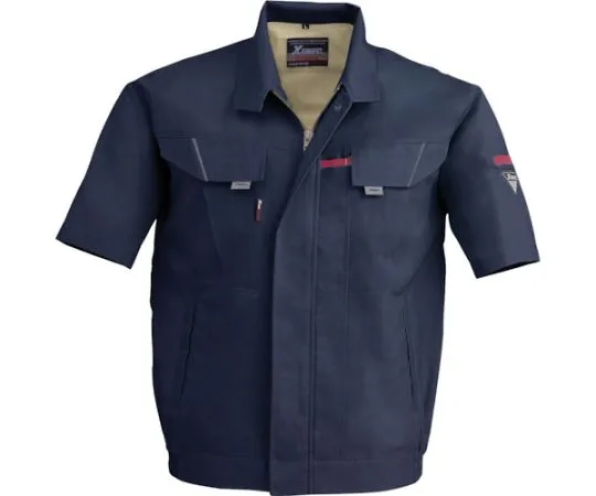 65-8487-12　Short Sleeve Blouson Navy 3L　7561-10-3L