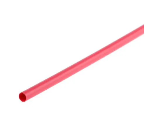 63-4767-46　TE Connectivity Red No Heat Shrink Tubing 2.4mm Sleeve Dia. x 1.2m Length, RNF-100 Series 2:1 Ratio　RNF-100-3/32-2-STK
