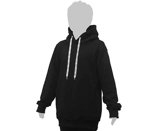 63-4198-36　［Discontinued］Heavy Weight Big Hoodie Black S　18-ASJ-001S