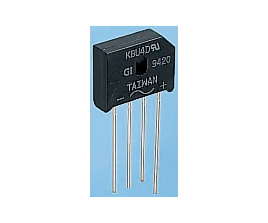 63-4899-02　Vishay KBU4G-E4/51, Bridge Rectifier, 4A 400V, 4-Pin KBU　KBU4G-E4/51
