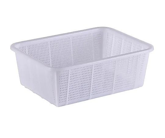 67-7173-21　Antibacterial Square Basket Deep Type Small Natural　KK546N