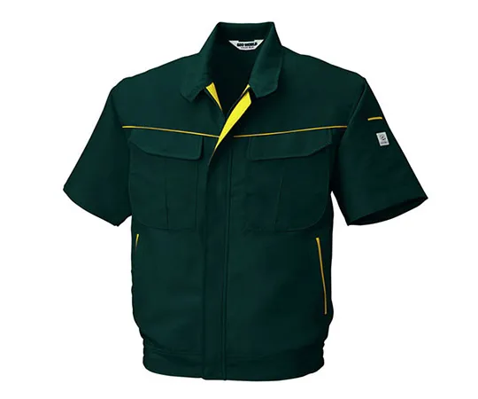 63-1797-86　Half-Sleeve Jacket Green x Yellow　5628-22-S