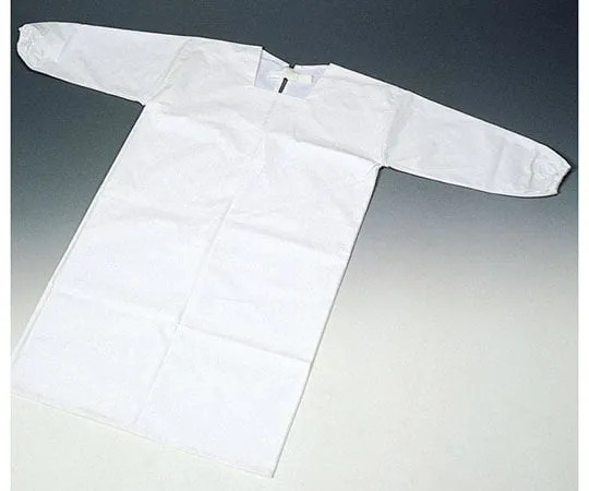 63-4155-12　Fluorine Resin (PTFE) Laminated Apron PR 4820 BC-W Free Size　NR2088-001