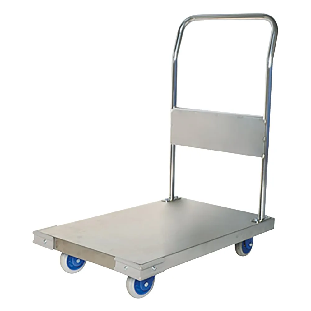 3-4799-01　Quiet Stainless Steel Platform Truck Withstand Load 150kg　SUS-102GS