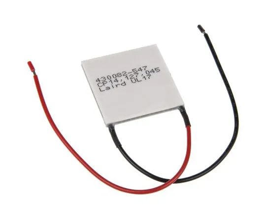 63-4741-39　Peltier Module, 68.8W, 8.5A, 15.4V, 40 x 40mm　CP1.4-127-045L-RTV