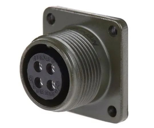 63-4756-70　Amphenol MS3102A Series, 4 Way Box Mount MIL Spec Circular Connector Receptacle, Socket Contacts,Shell Size 14S, Screw　MS3102A-14S-2S