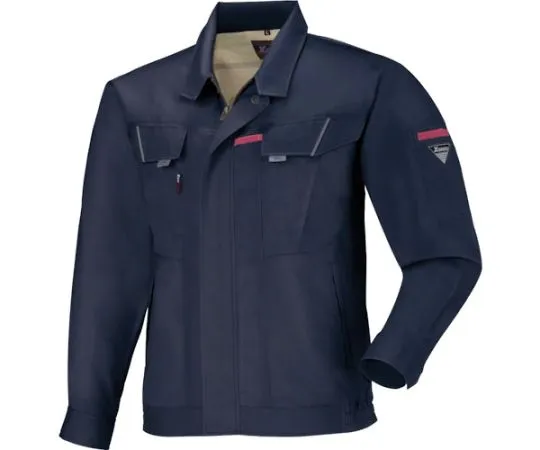 65-8487-96　Long Sleeve Blouson Navy 3L　7564-10-3L