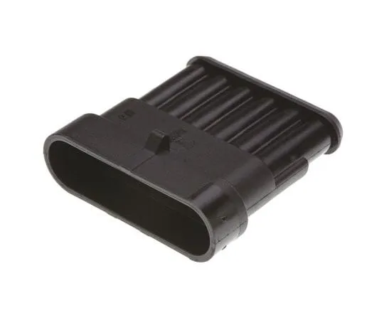 63-4760-56　TE Connectivity AMP Superseal 1.5 Male Connector Housing, 6mm Pitch, 6 Way, 1 Row　282108-1