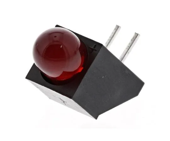 63-4804-20　Kingbright L-1503CB/1ID, Red Right Angle PCB LED Indicator, Through Hole 2.5 V　L-1503CB/1ID