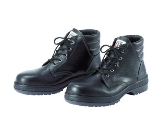 67-3124-97　JIS Certified Rubber Tech Rubber Sole Safety Shoes Medium Black Top 24.0 cm　RT920-24.0