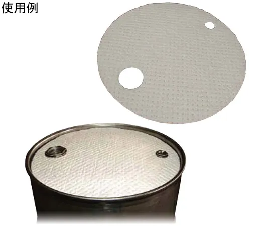 68-1975-03　Oil Sheet White for Drum (for Oil only) φ550 mm 50 Sheets　WHOD-55