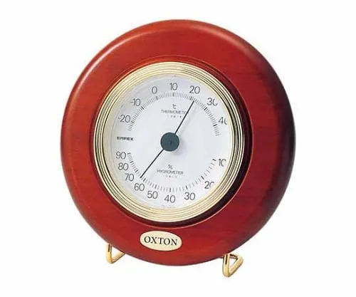 61-6866-09　［Discontinued］Thermo-Hygrometer 160 x 160 x 31mm 290G (Gift Box)　TM-6168
