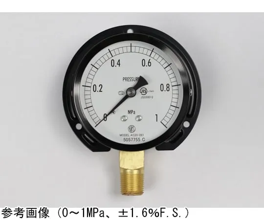 65-4279-74　Normal Pressure Gauge (Φ75) Vertical B Frame -0.1~0.16 MPa　AC20-281