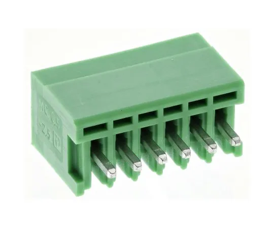 63-4771-58　Phoenix Contact MCV 0.5/ 6-G-2.5, 6 Way, 1 Row, Straight PCB Header　1881590