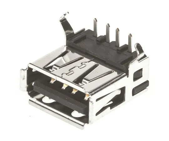 63-4859-14　TE Connectivity Right Angle Through Hole, Version 2.0 Type A USB Connector, Receptacle　292303-1