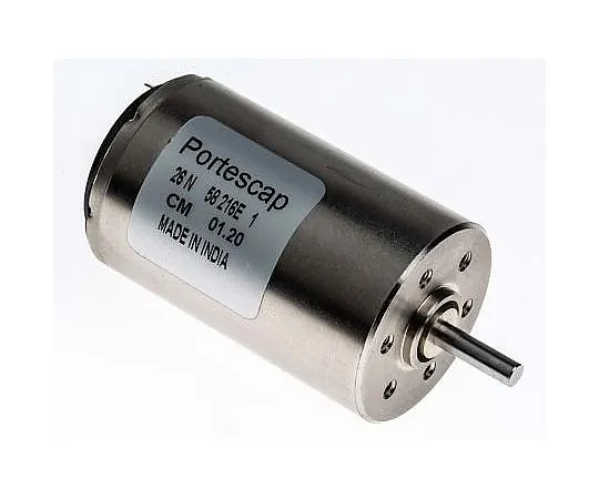 63-4746-84　Portescap DC Motor, 5.75 W, 12 V dc, 17.3 mNm, 4700 rpm, 3mm Shaft Diameter　26N58-216E.1