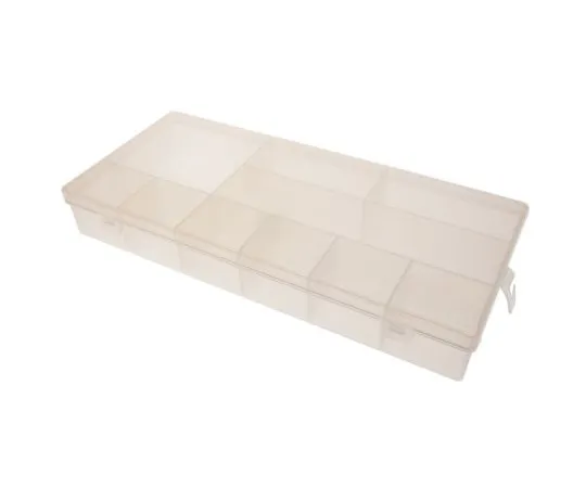 63-4793-78　RS PRO 10 Cell Transparent PP Compartment Box, 50mm x 338mm x 153mm　TMCLUBT1