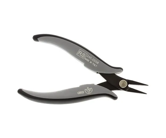 63-4743-22　RS PRO ESD 140 mm Steel Flat Nose Pliers With 20mm Jaw　245-0558
