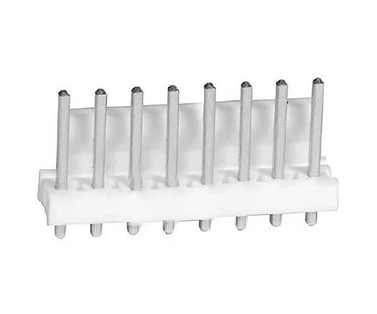 63-4716-75　TE Connectivity MTA-156, 8 Way, 1 Row, Straight PCB Header　640445-8