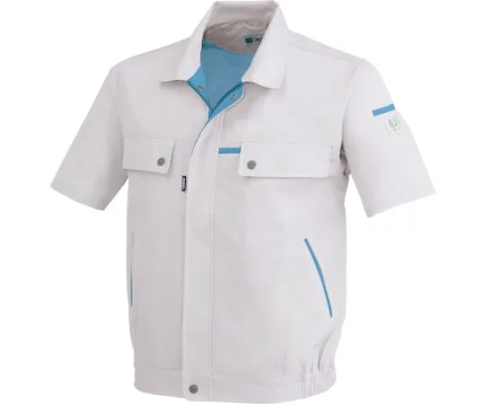 65-8357-83　Short Sleeve Blouson Silver Gray 3L　1551-22-3L