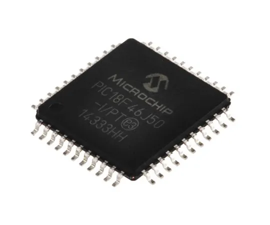 63-4931-14　Microchip, 8bit PIC Microcontroller, 48MHz, 64 kB Flash, 44-Pin TQFP　PIC18F46J50-I/PT