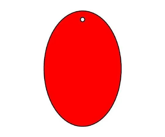 62-6154-12　Plain Plate Red Oval Type 5-Piece Set　886-44