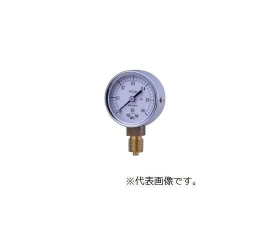 65-3594-90　KOT Small Pressure Gauge Type A Φ50 G1/4 0~0.1MPA　AT14-500.1MPA