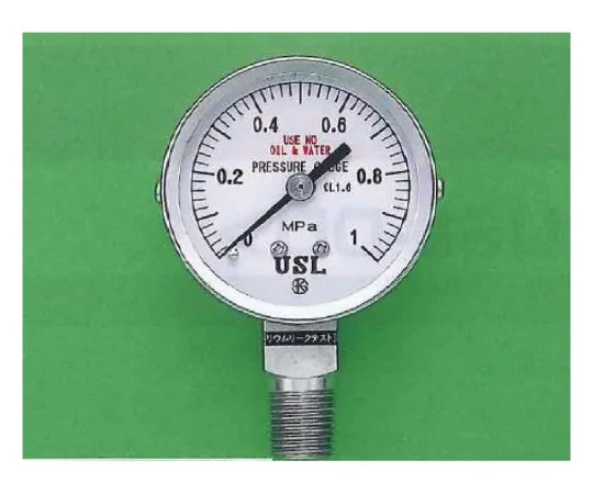 62-7098-39　USL Stainless Steel Clean Vacuum Gauge 50 φ -0.1 to 0 Mpa 00N-239-09　00N-239-09