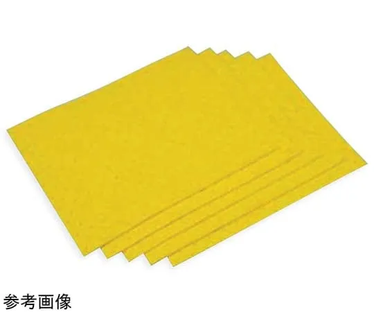 68-1972-43　Oil Sheet Yellow Chemical-Compatible 400 mm x 50 m 150 Sheets　YHO-4050