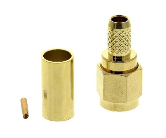 63-4873-89　RS PRO Straight Cable Mount SMA Connector, Crimp Termination, Reverse Polarity RG58/U　546-2807