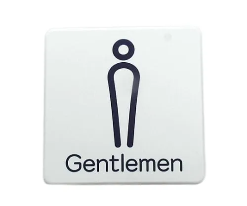 61-7419-41　80 x 80mm White Gentlemen Blue　SAB812-1
