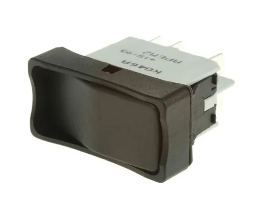 63-4784-28　APEM Double Pole Single Throw (DPST), Latching Rocker Switch Panel Mount　KG462A2XXA21XX