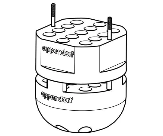63-8460-75　Adapter for 1.5/2.0mL Tube, for S-4x400　5910 708.009