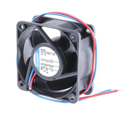 63-4842-56　ebm-papst 620 Series Axial Fan, 60 x 60 x 25mm, 56m³/h, 3.5W, 12 V dc　622HH