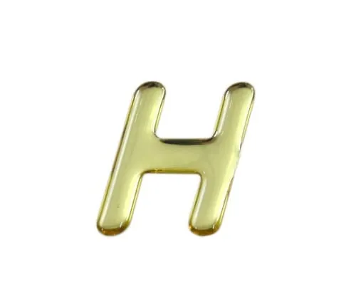 61-7426-99　Gold Metal Characters H 35mm x 1mm　GM35-H