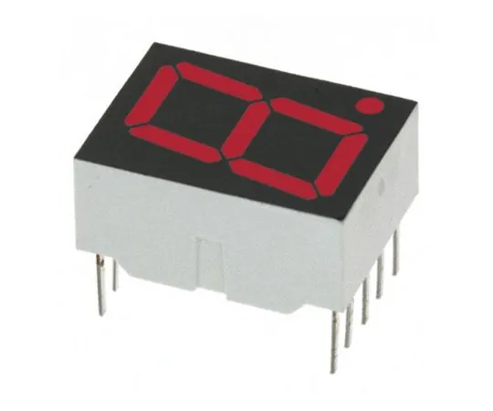 63-4793-89　HDSP-H103 Broadcom 7-Segment LED Display, CC Red 4.2 mcd RH DP 14.2mm　HDSP-H103