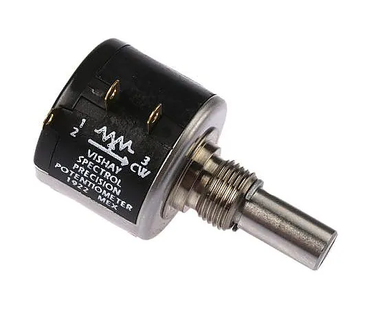 63-4707-83　Vishay 1 Gang 10 Turn Rotary Wirewound Potentiometer with a 6.35 mm Dia. Shaft, 10kΩ, ±5%, 2W, Linear 534B1103JL　534B1103JL