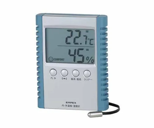 61-6864-97　Digital Thermo-Hygrometer II (With Timer, Alarm),  0℃ - -50℃, External Sensor -10℃ - +60℃　TD-8172