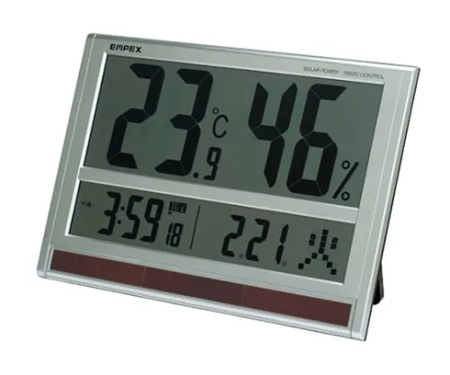 61-6864-96　［Discontinued］Jumbo Solar Thermo-Hygrometer 404 x 277 x 21mm 1500G　TD-8170