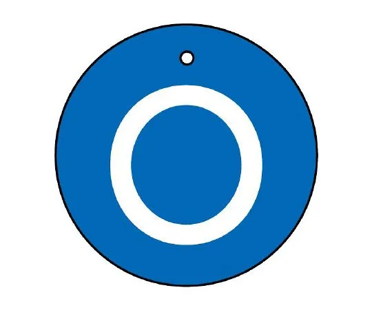 62-6145-92　Valve Opening/Closing Indicator Plate O (Small) Round Type　854-80