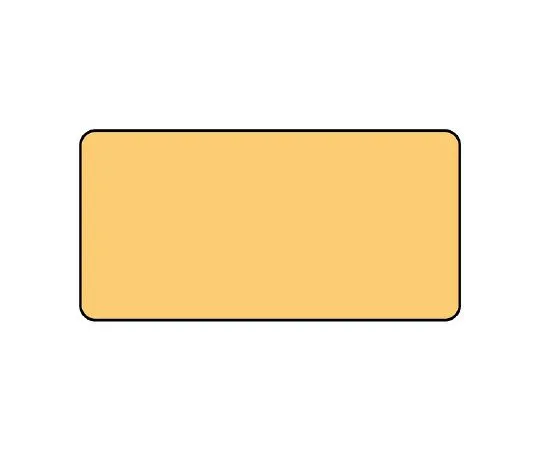 62-6159-47　JIS Piping Identification Sticker AS Type (Plain) Light Yellow Plain (Large) 1 Set (10 Sheets)　AS-4-30L